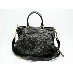 Louis Vuitton Neo Monogram cabby Black Bag GM Denim